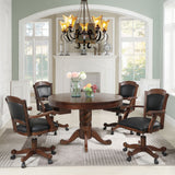 Turk 3-in-1 Dining and Game Table Set Tobacco