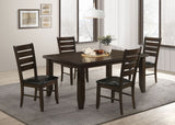 Dalila Rectangular Dining Table Set Cappuccino