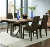 Spring Creek Rectangular Dining Table Set Chocolate