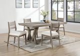 Cornelia Rectangular Dining Table Set Coastal Grey