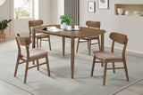 Dortch Oval Solid Wood Dining Set Walnut