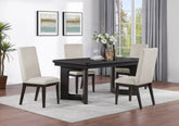Hathaway Rectangular Dining Table Set Acacia Brown