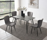 Horizon Dining Set with Extension Table Grey