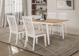 Nogales Rectangular Dining Table Set Coastal Grey