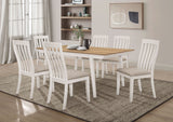 Nogales Rectangular Dining Table Set Coastal Grey