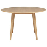 Andrews 48-inch Round Wood Dining Room Table Light Ash