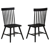 Andrews Windsor Spindle Dining Side Chair White (Set of 2)