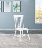 Andrews Windsor Spindle Dining Side Chair White (Set of 2)