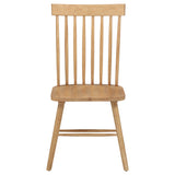 Andrews Windsor Spindle Back Dining Side Chair Light Ash (Set of 2)