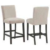 Alba Boucle Upholstered Counter Chair White (Set of 2)