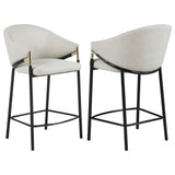 Chadwick Fabric Upholstered Bar Chair Beige (Set of 2)