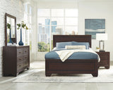 Kauffman California King Bedroom Set Dark Cocoa