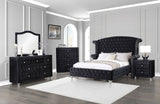 Deanna California King Bedroom Set Black