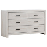Brantford 6-drawer Dresser Barrel Oak