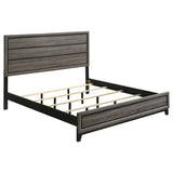 Watson Wood California King Panel Bed Grey Oak
