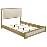 Hyland Panel Bed LED Headboard Natural