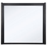 Leandro Dresser Mirror Burnished Black
