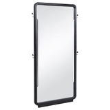 Leandro 76-inch Full Length Floor Mirror Burnished Black