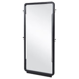 Leandro 76-inch Full Length Floor Mirror Burnished Black