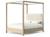 Solano 85-inch Canopy Bed Weathered Mango