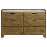 Henderson 6-drawer Bedroom Dresser Cabinet Medium Oak