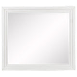 Marielle Dresser Mirror Distressed White