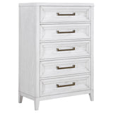Marielle 5-drawer Bedroom Chest Distressed White