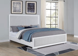 Gracemont 57-inch Panel Bed Grey and White