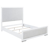 Gracemont 57-inch Panel Bed Grey and White