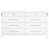 Gracemont 8-drawer Bedroom Dresser Cabinet White