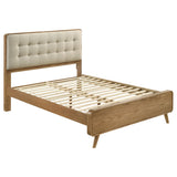 Robyn Wood California King Platform Bed Dark Walnut