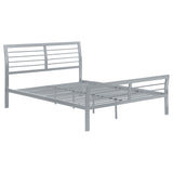Cooper Metal Open Frame Bed Silver