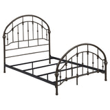 Rowan Metal Open Frame Bed Dark Bronze