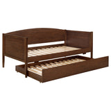 Bozeman Wood Daybed With Trundle Medium Walnut