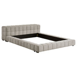Trinity Upholstered Cal King Platform Bed Green