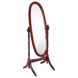 Foyet Wood Adjustable Length Cheval Mirror Black