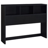 Westpark 49-inch Bookcase Headboard Black