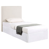Pirro Upholstered King Panel Headboard Sand