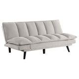 Laredo Upholstered Tufted Convertible Sofa Bed Grey