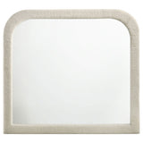 Sonya Upholstered Bedroom Dresser Mirror Ivory