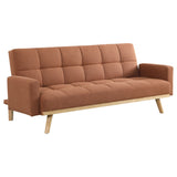 Kourtney Upholstered Tufted Convertible Sofa Bed Sage Green