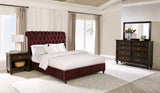 Devon California King Bedroom Set Beige and Oak