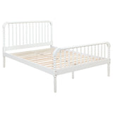 Jones Wood Open Frame Bed White