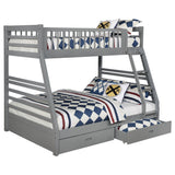 Ashton 2-drawer Wood Over Bunk Bed