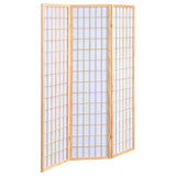 Carrie 3-Panel Room Divider Folding Shoji Screen Black
