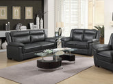 Arabella Upholstered Padded Arm Sofa Set Grey