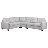 Georgina Upholstered Modular Sectional Sofa Beige