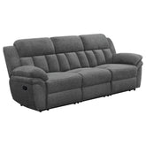 Bahrain Upholstered Motion Sofa Charcoal