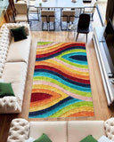 4D SHAGGY Rug Design 6496