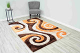 4D SHAGGY Rug Design 6499